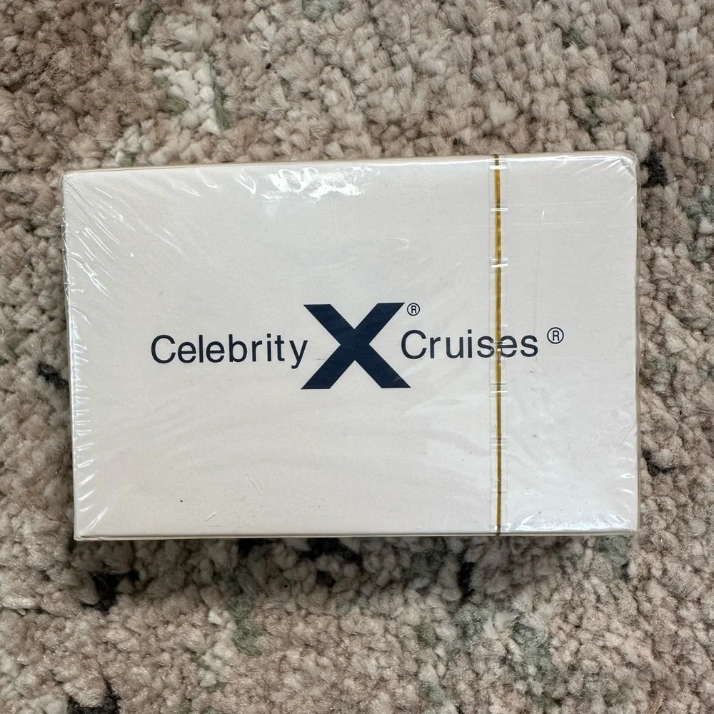 New Celebrity X Cruises Deck of Playing Cards in Package